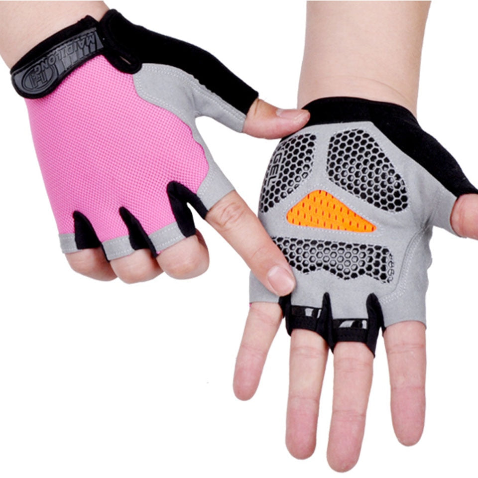 Breathable Half Finger Cycling Gloves for Men and Women - Anti-slip and Anti-sweat BIKE FIELD