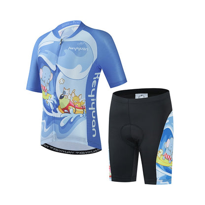 Summer Cycling Jersey Set for Kids BIKE FIELD