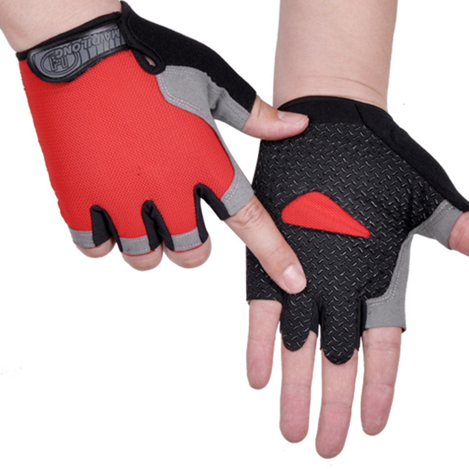 Breathable Half Finger Cycling Gloves for Men and Women - Anti-slip and Anti-sweat BIKE FIELD