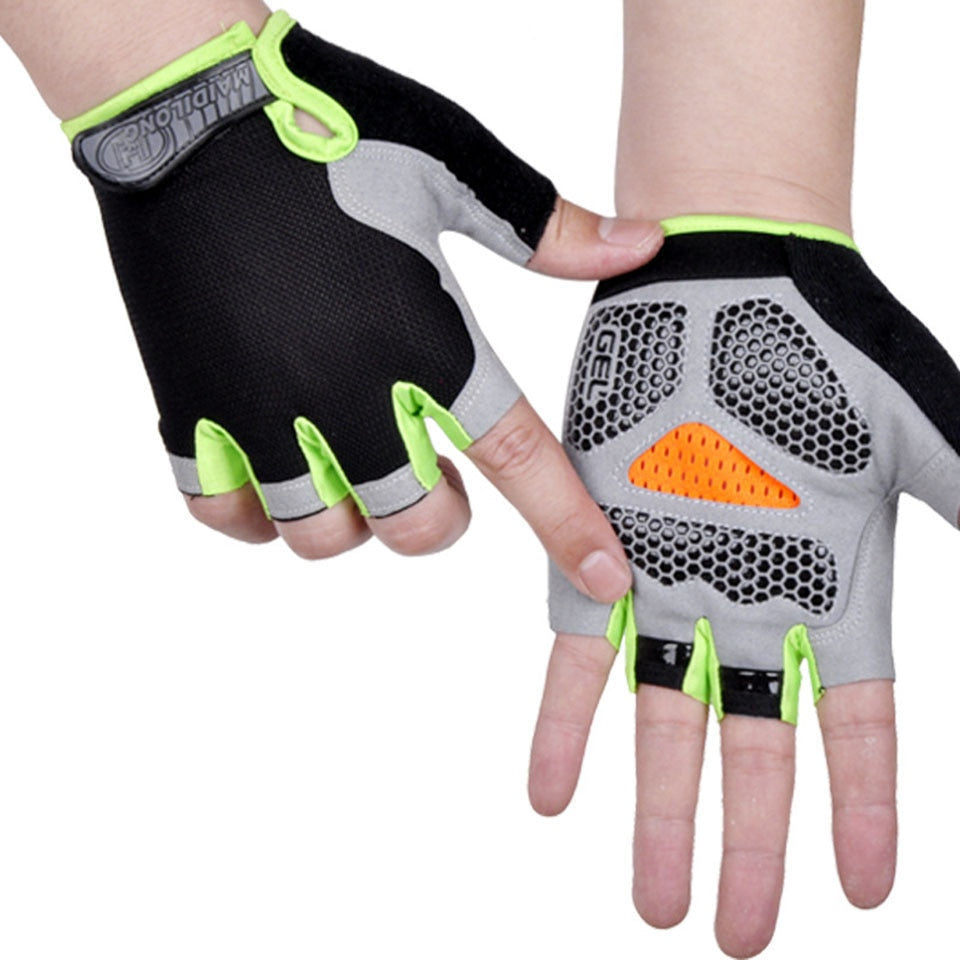 Breathable Half Finger Cycling Gloves for Men and Women - Anti-slip and Anti-sweat BIKE FIELD