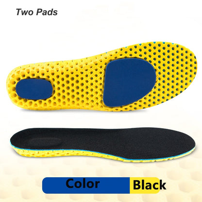 Orthopedic Memory Foam Sport Support Insoles: Breathable Cushioning for Men and Women's Shoes BIKE FIELD