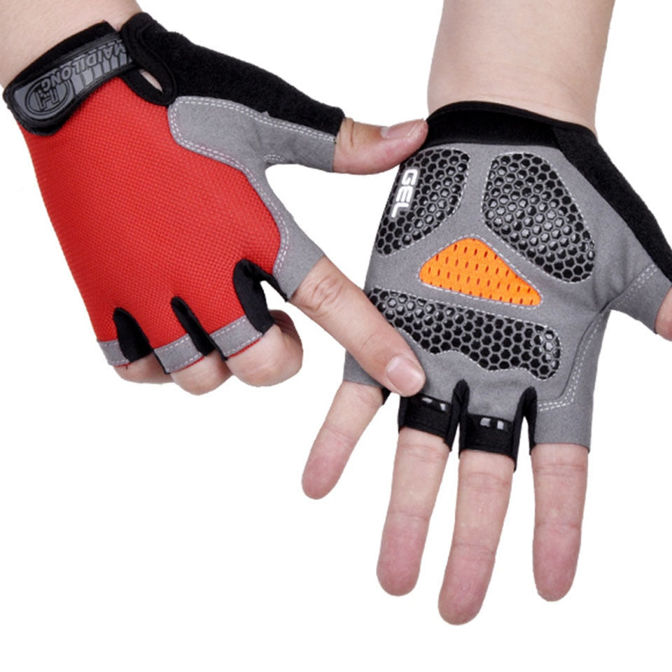 Breathable Half Finger Cycling Gloves for Men and Women - Anti-slip and Anti-sweat BIKE FIELD