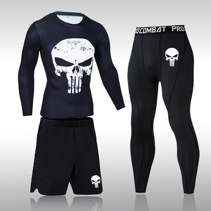 Men's Compression Sportswear Set: Perfect for Gym, Running, and Training BIKE FIELD