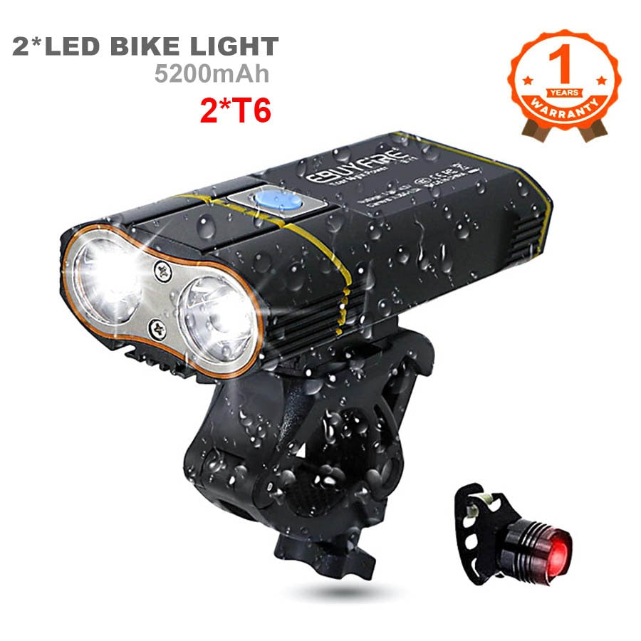 Durable Aluminum Alloy Bike Light with 360° Rotation - Waterproof & Efficient BIKE FIELD