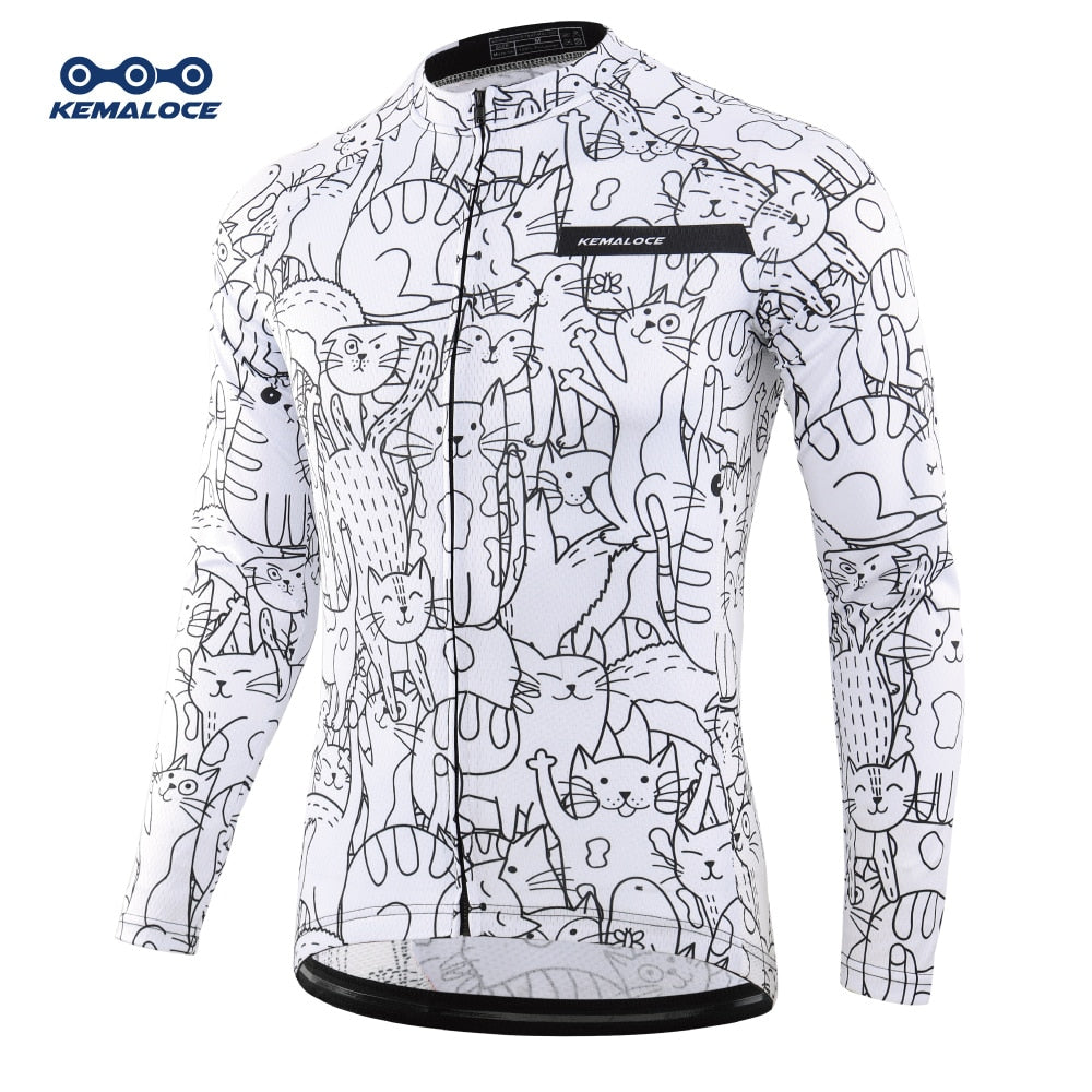 Premium White Cycling Jersey BIKE FIELD