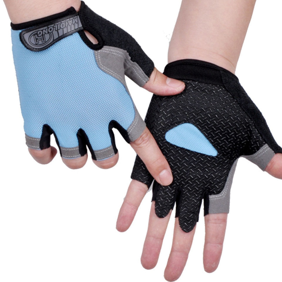 Breathable Half Finger Cycling Gloves for Men and Women - Anti-slip and Anti-sweat BIKE FIELD