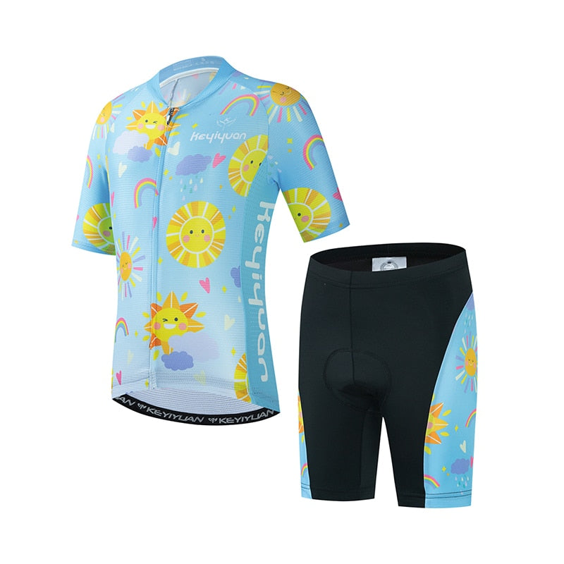 Summer Cycling Jersey Set for Kids BIKE FIELD