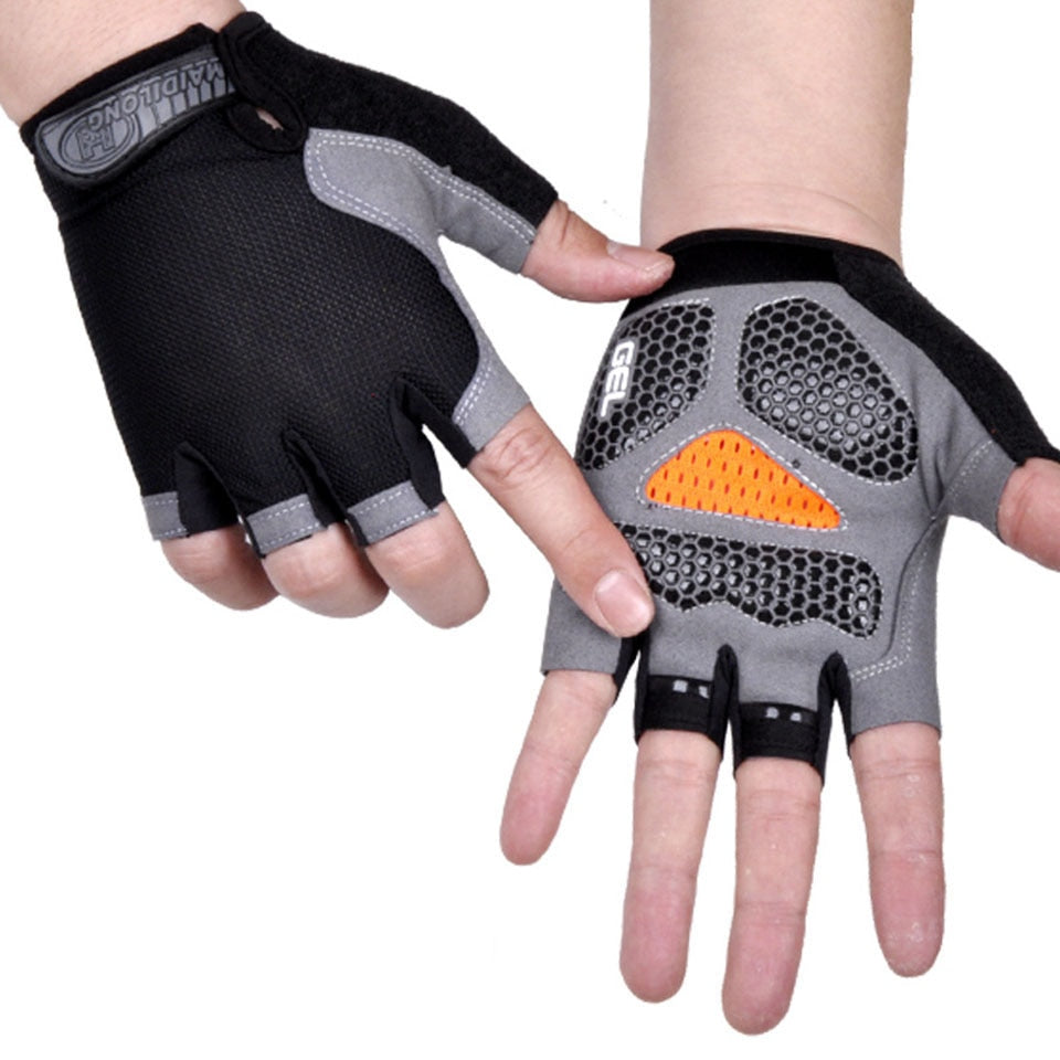 Breathable Half Finger Cycling Gloves for Men and Women - Anti-slip and Anti-sweat BIKE FIELD