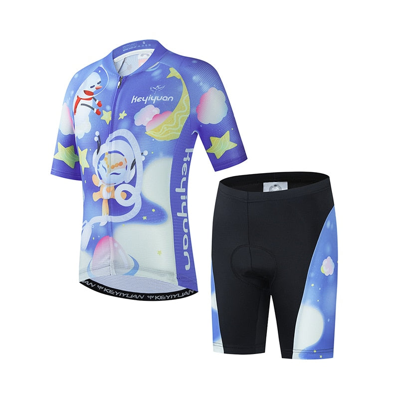 Summer Cycling Jersey Set for Kids BIKE FIELD