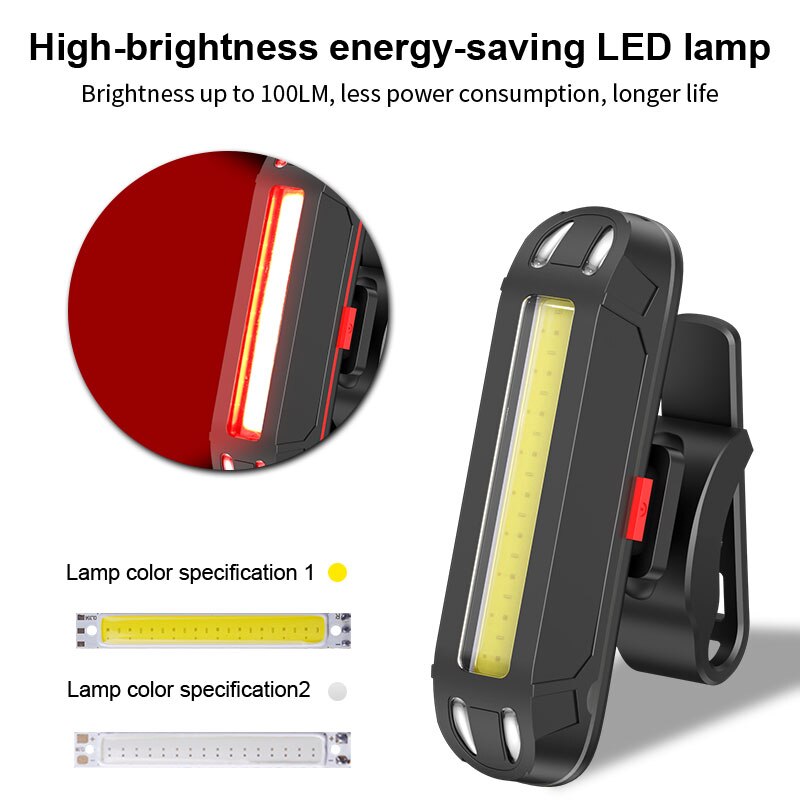 Super Bright Led Bicycle Light USB Rechargeable BIKE FIELD