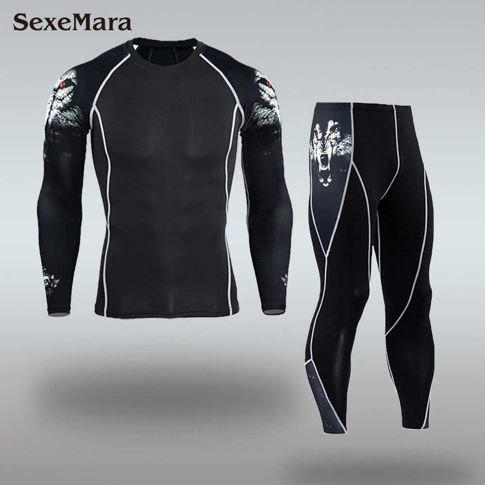 Men's Thermal Underwear Sets BIKE FIELD