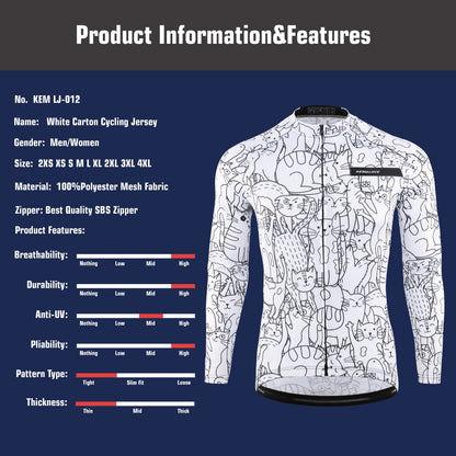 Premium White Cycling Jersey BIKE FIELD