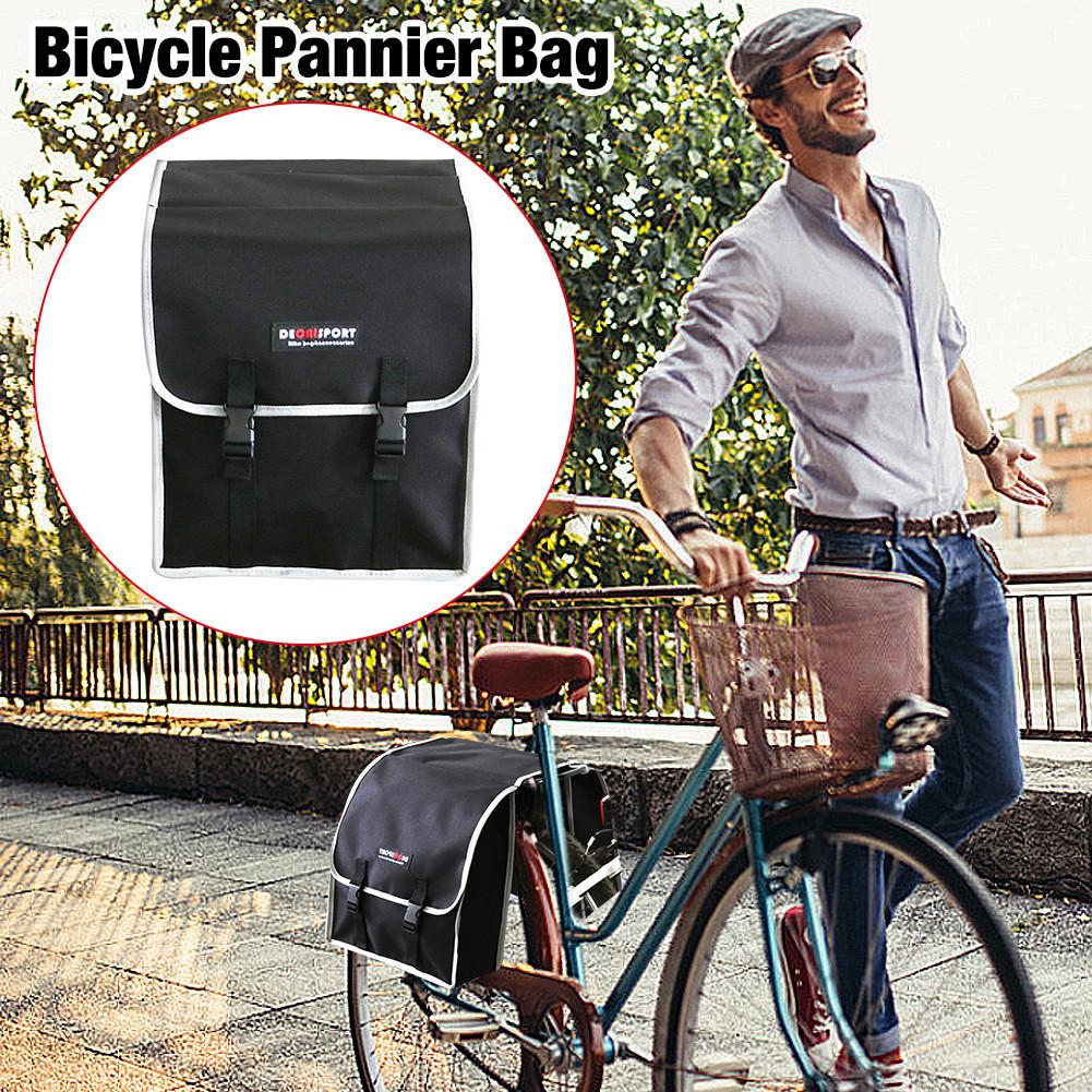 Waterproof Bicycle Pannier Bags with Rain Cover, Reflective Stripe BIKE FIELD