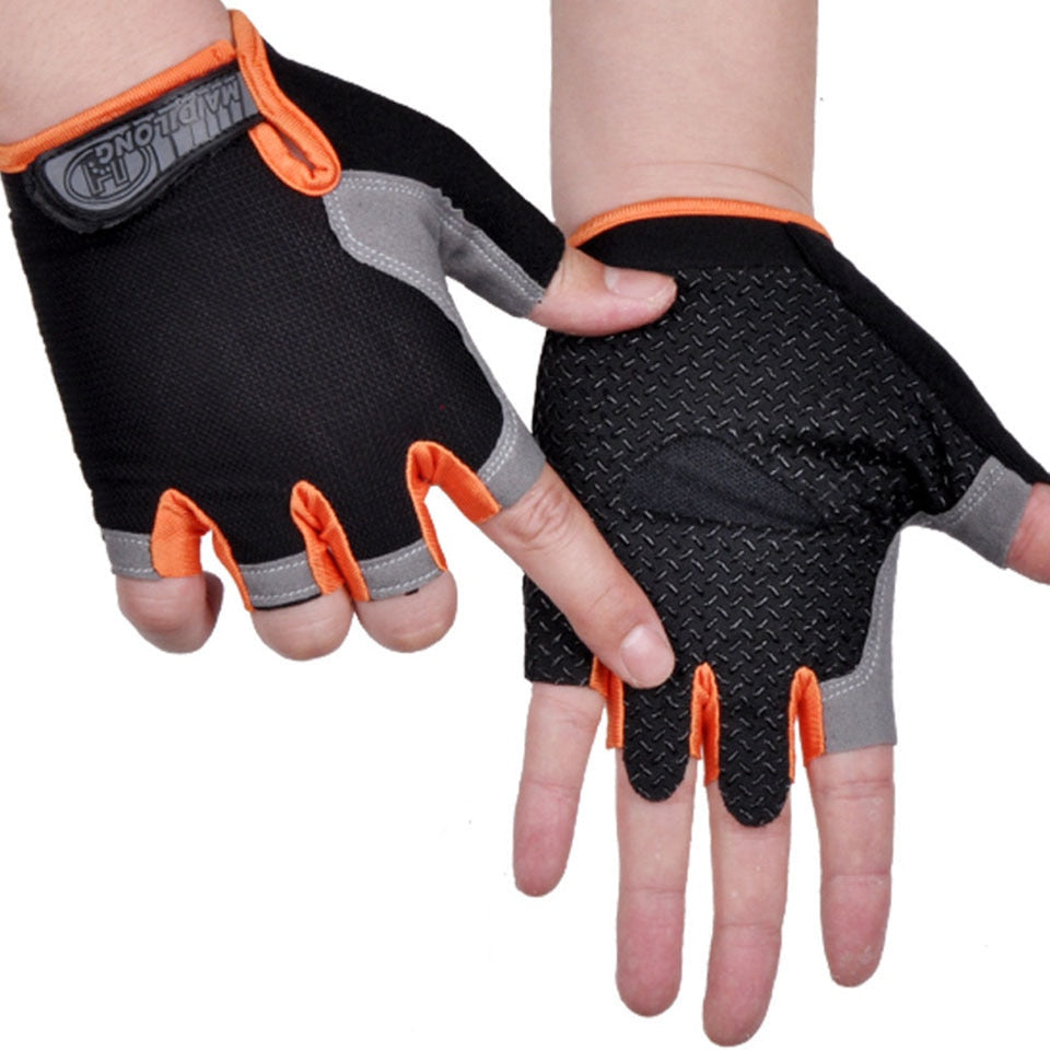 Breathable Half Finger Cycling Gloves for Men and Women - Anti-slip and Anti-sweat BIKE FIELD