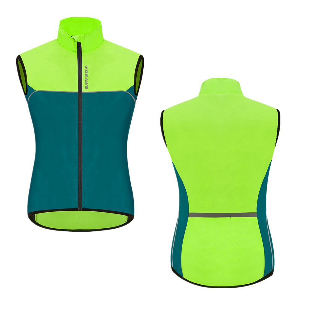 Reflective Cycling Vest: Sleeveless Sports Jersey BIKE FIELD