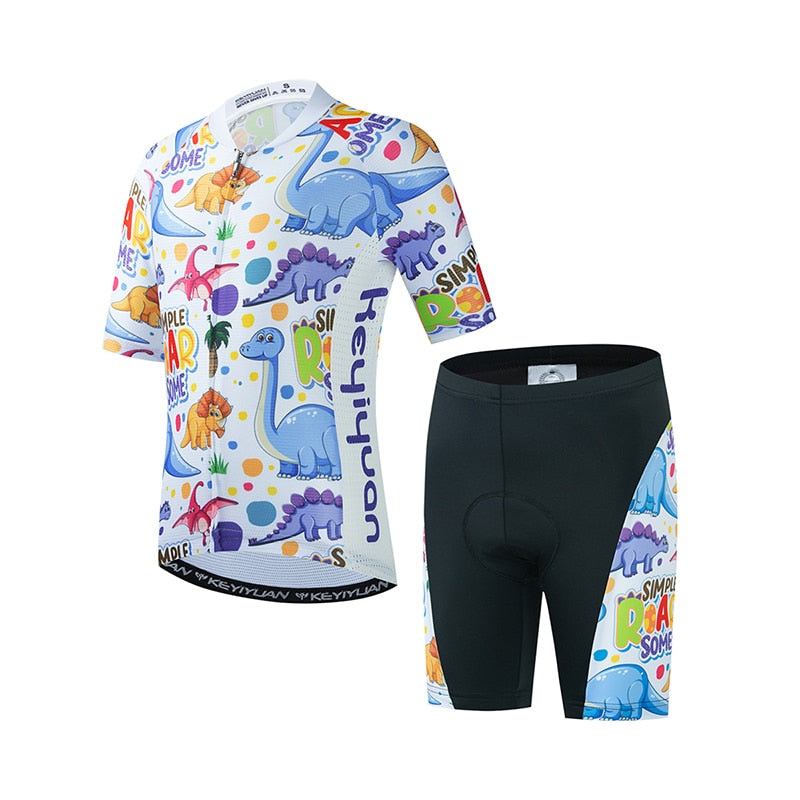 Summer Cycling Jersey Set for Kids BIKE FIELD