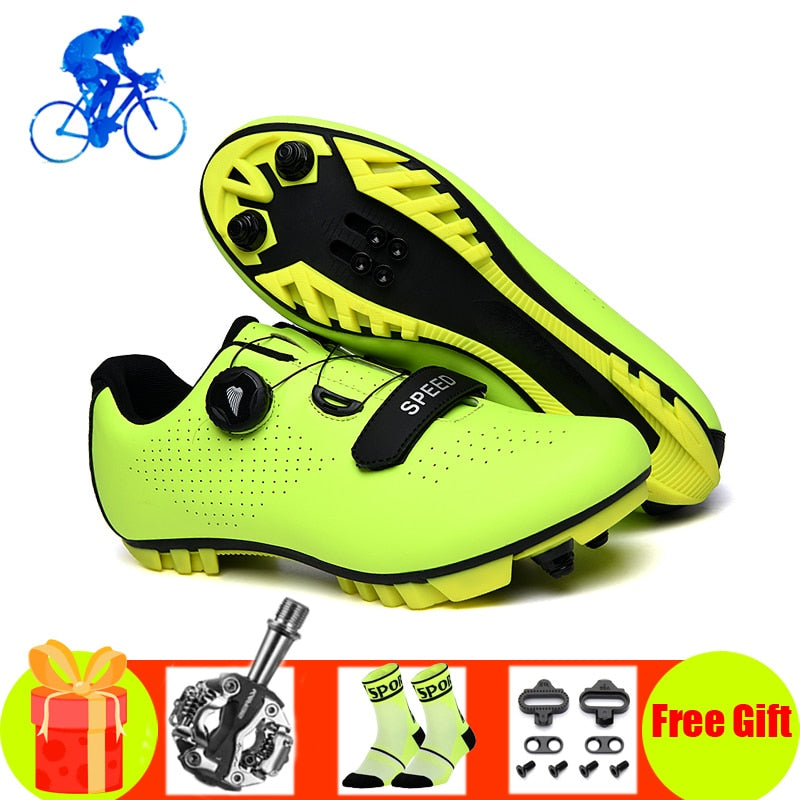 Self-Locking Mountain Bike Shoes: Men's & Women's Cycling Sneakers for Racing and Spinning BIKE FIELD