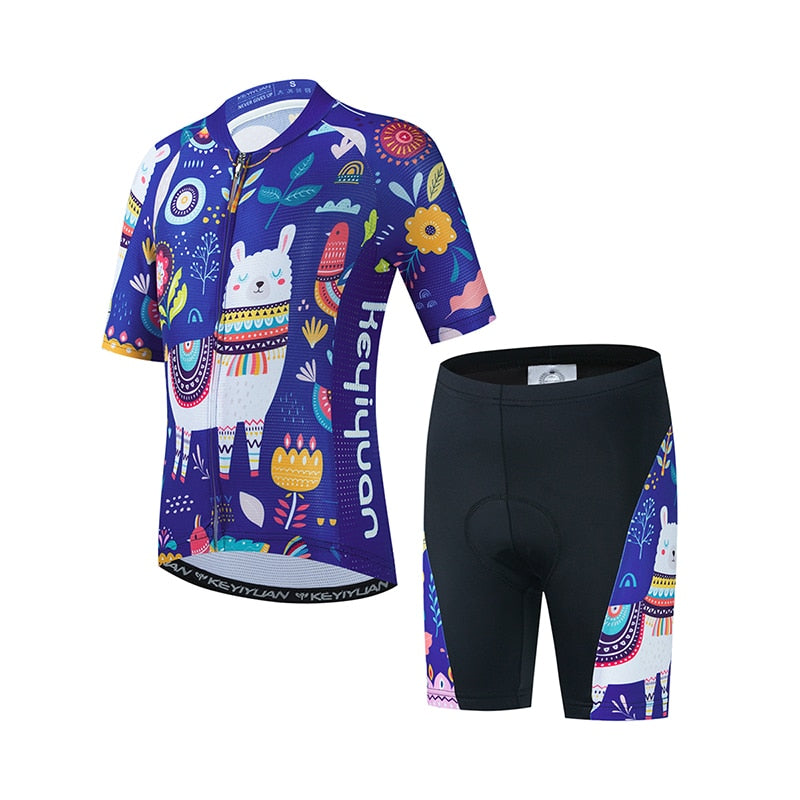 Summer Cycling Jersey Set for Kids BIKE FIELD