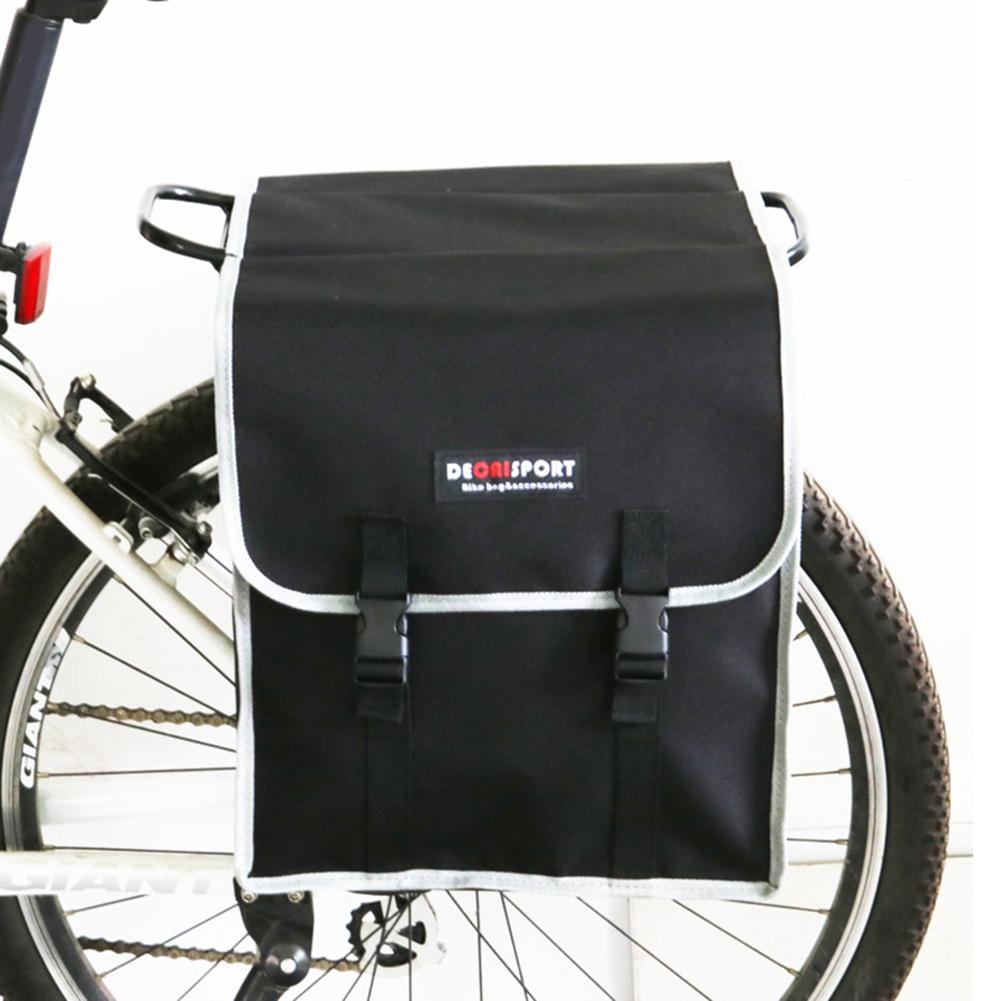 Waterproof Bicycle Pannier Bags with Rain Cover, Reflective Stripe BIKE FIELD