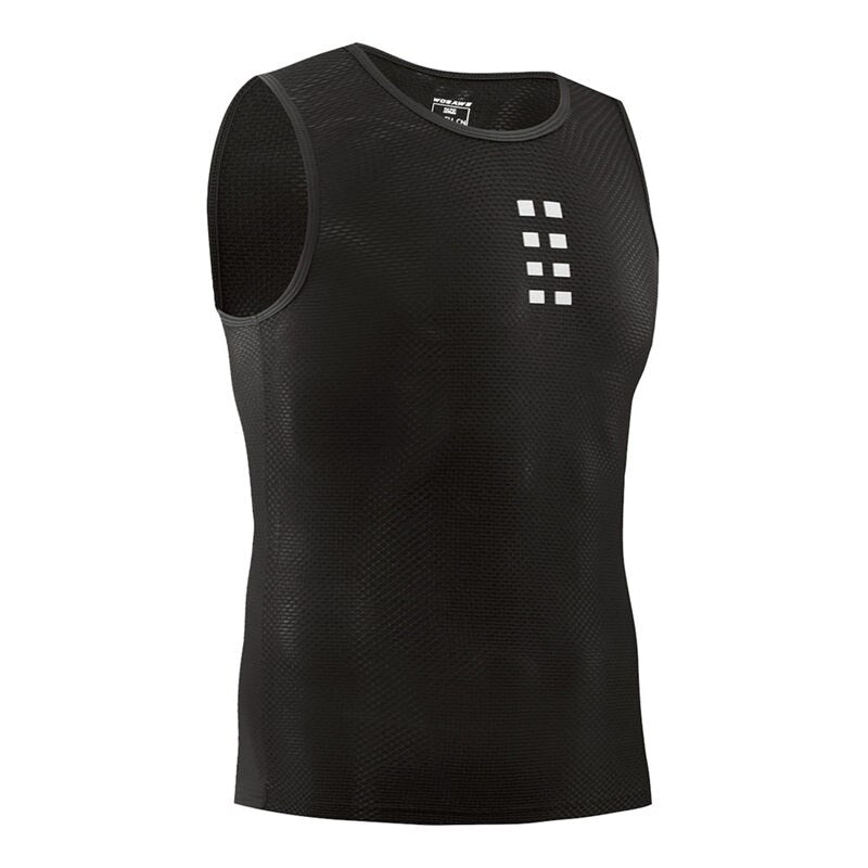 Reflective Cycling Vest: Sleeveless Sports Jersey BIKE FIELD