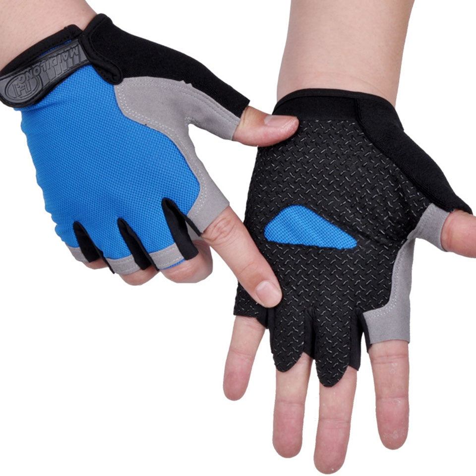 Breathable Half Finger Cycling Gloves for Men and Women - Anti-slip and Anti-sweat BIKE FIELD