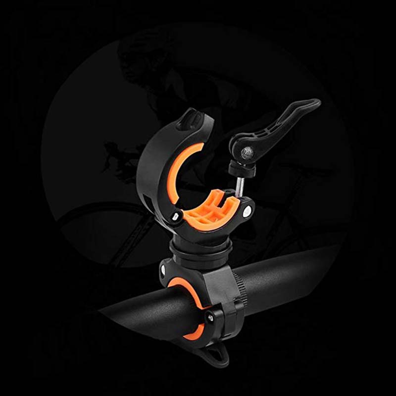 360° Rotation Flashlight Mount Holder for Bikes - Secure and Versatile BIKE FIELD