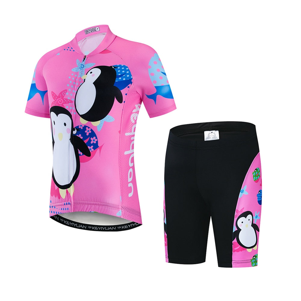 Cartoon Anime Boy Girls Bicycle Clothing Road Bike Suit MTB Sports Wear BIKE FIELD