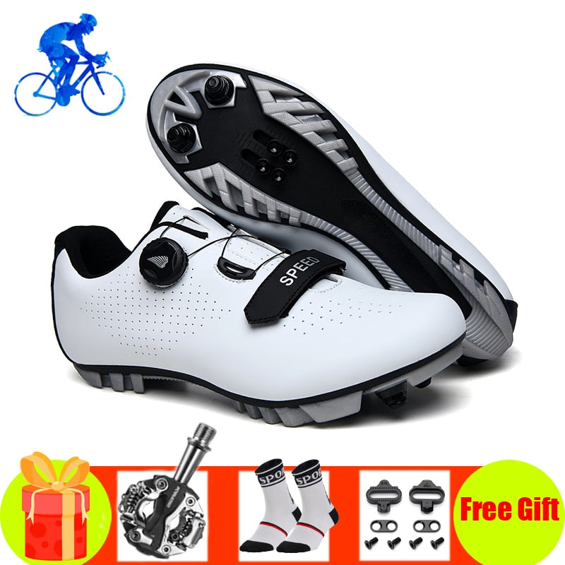 Self-Locking Mountain Bike Shoes: Men's & Women's Cycling Sneakers for Racing and Spinning BIKE FIELD