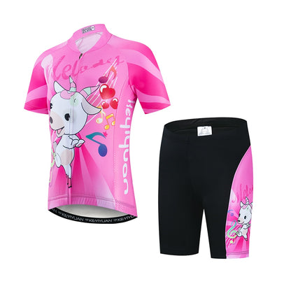 Cartoon Anime Boy Girls Bicycle Clothing Road Bike Suit MTB Sports Wear BIKE FIELD