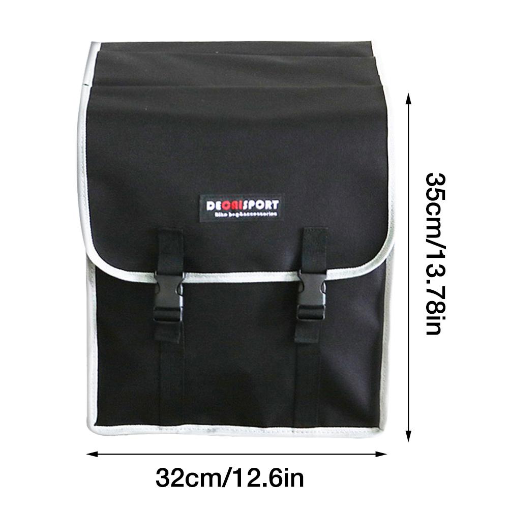 Waterproof Bicycle Pannier Bags with Rain Cover, Reflective Stripe BIKE FIELD