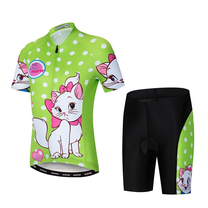 Kids' Cycling Jersey Shorts Set: MTB Mountain Road Wear BIKE FIELD