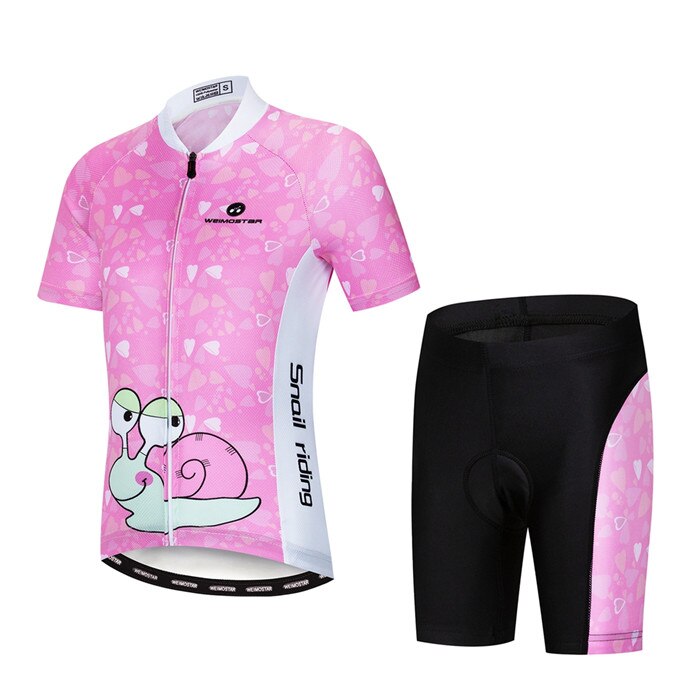 Kids' Cycling Jersey Shorts Set: MTB Mountain Road Wear BIKE FIELD