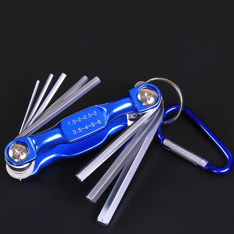 Folding Metal Hex Wrench Set BIKE FIELD