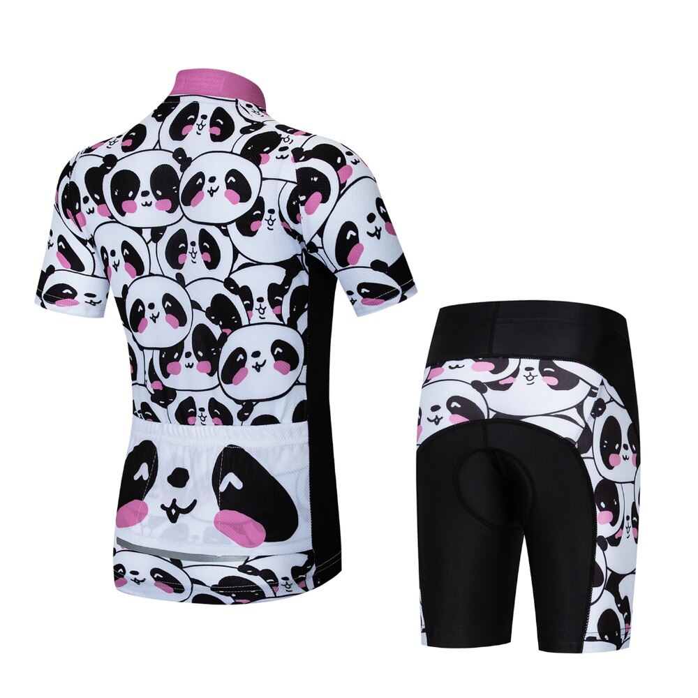 Kids' Cycling Jersey Shorts Set: MTB Mountain Road Wear BIKE FIELD