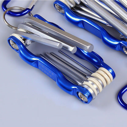 Folding Metal Hex Wrench Set BIKE FIELD