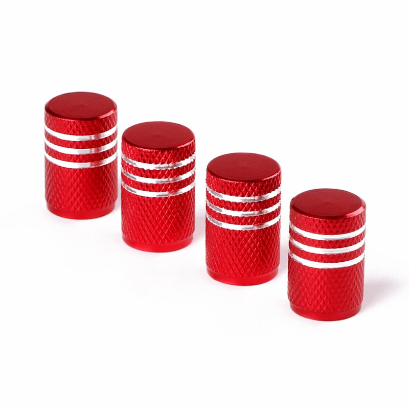 4PCS Aluminum Alloy Bike Valve Caps BIKE FIELD