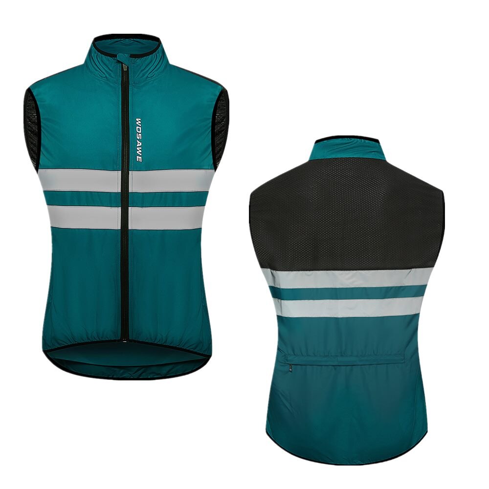 Reflective Cycling Vest: Sleeveless Sports Jersey BIKE FIELD