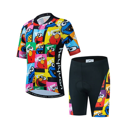 Summer Cycling Jersey Set for Kids BIKE FIELD