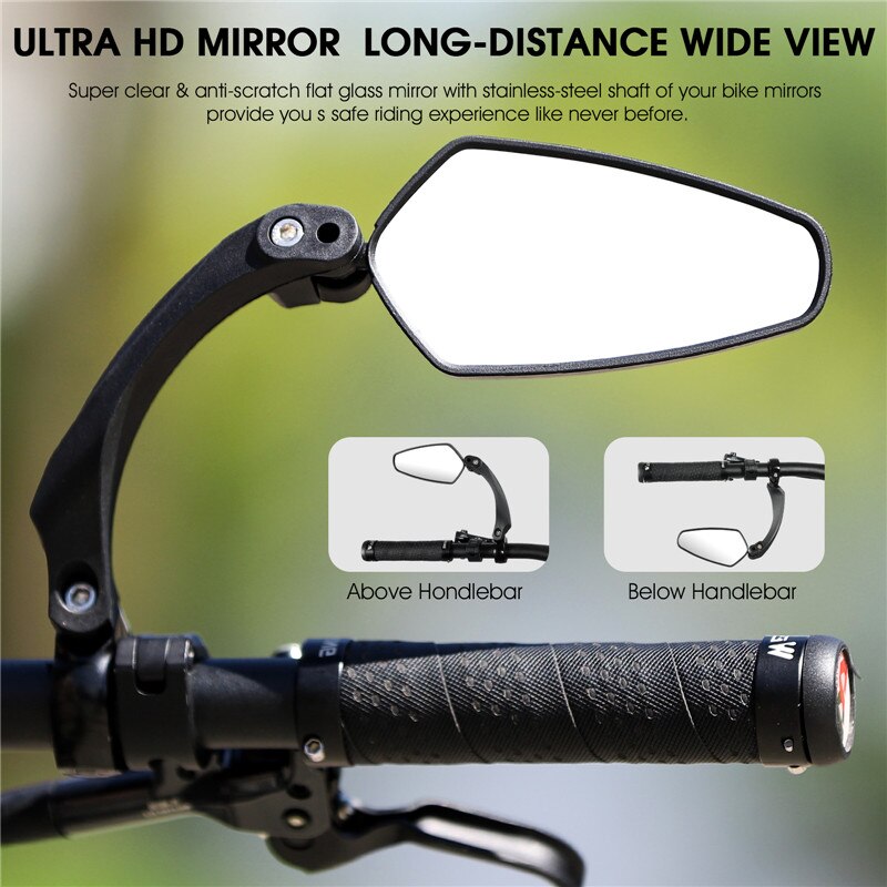 Bicycle Rear View Mirror – Elevate Your Cycling Safety" BIKE FIELD