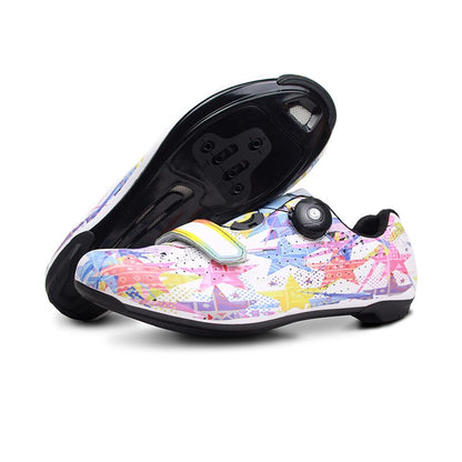 Colorful Graffiti Cycling Shoes for Men and Women BIKE FIELD