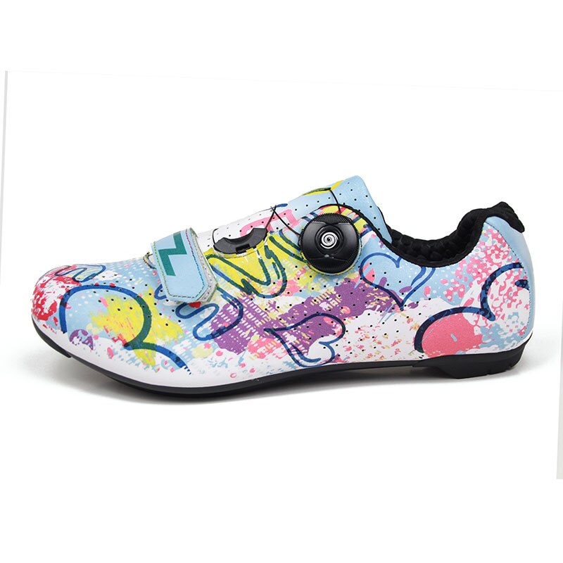 Colorful Graffiti Cycling Shoes for Men and Women BIKE FIELD