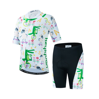 Summer Cycling Jersey Set for Kids BIKE FIELD