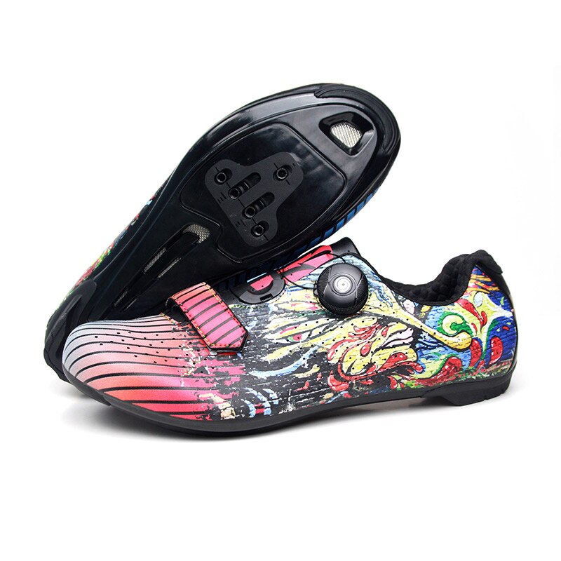 Colorful Graffiti Cycling Shoes for Men and Women BIKE FIELD