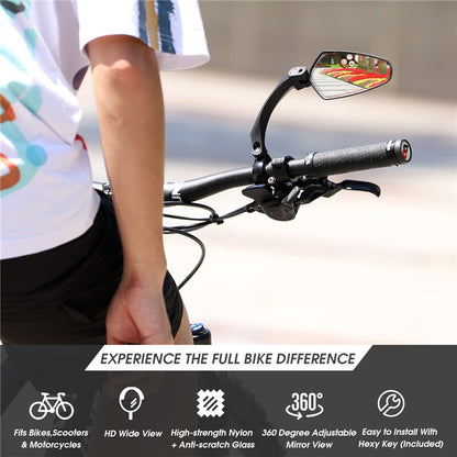 Bicycle Rear View Mirror – Elevate Your Cycling Safety" BIKE FIELD