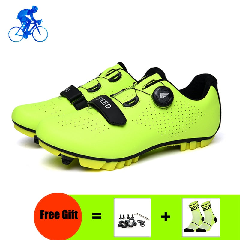 Self-Locking Mountain Bike Shoes: Men's & Women's Cycling Sneakers for Racing and Spinning BIKE FIELD