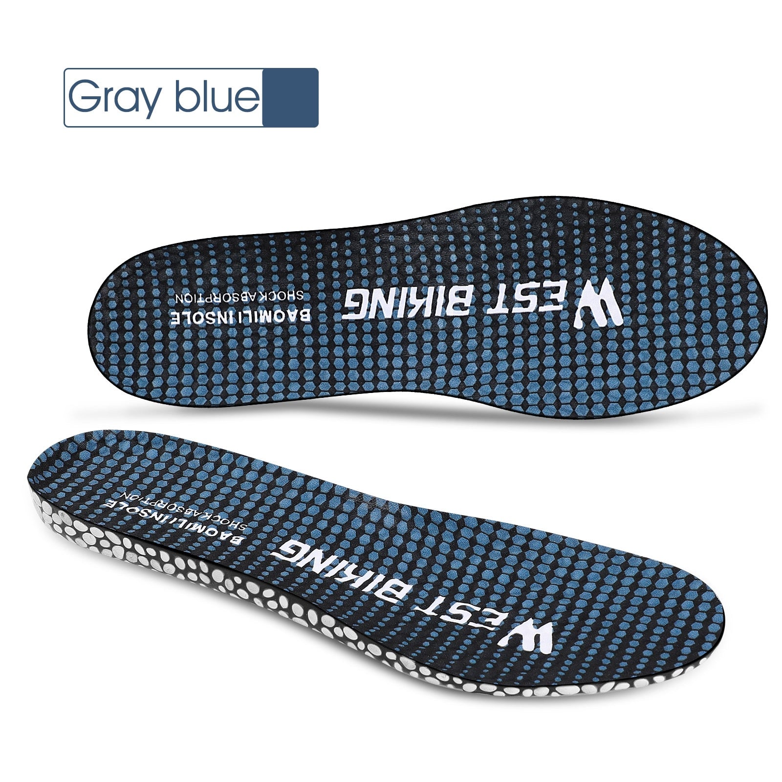 Memory Foam Sports Insoles: Absorb-Sweat, Breathable Cushioning for Cycling and Running Shoes BIKE FIELD
