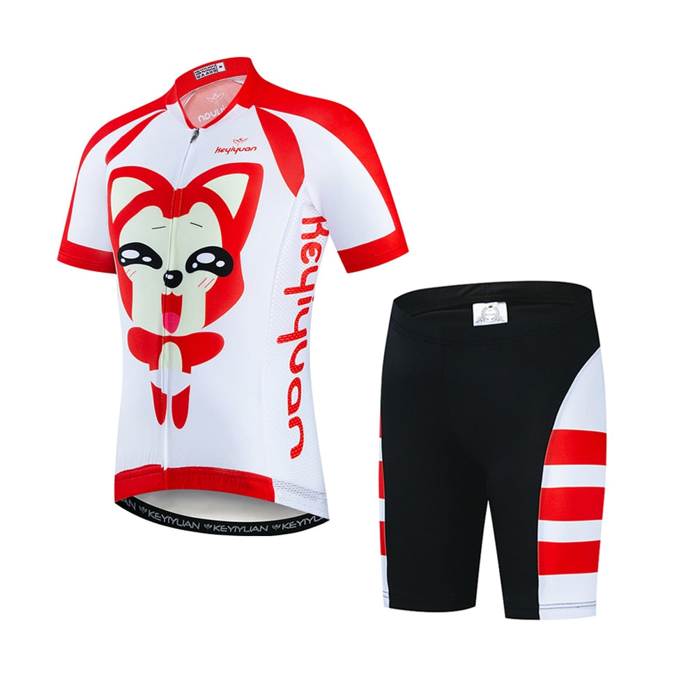 Cartoon Anime Boy Girls Bicycle Clothing Road Bike Suit MTB Sports Wear BIKE FIELD