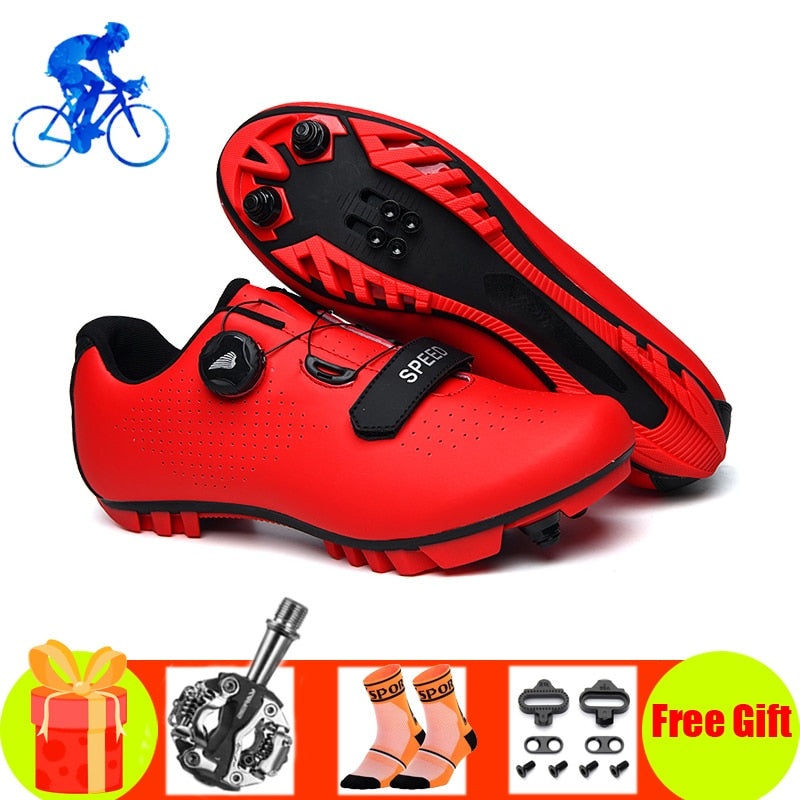 Self-Locking Mountain Bike Shoes: Men's & Women's Cycling Sneakers for Racing and Spinning BIKE FIELD