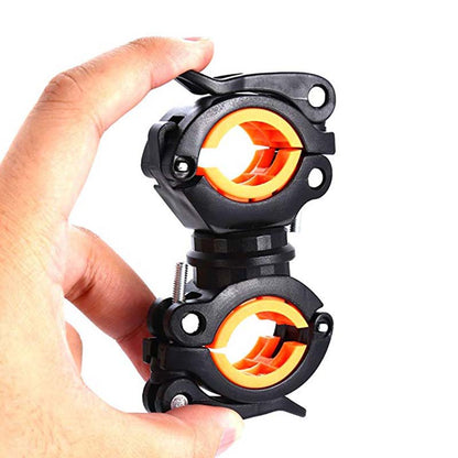 360° Rotation Flashlight Mount Holder for Bikes - Secure and Versatile BIKE FIELD