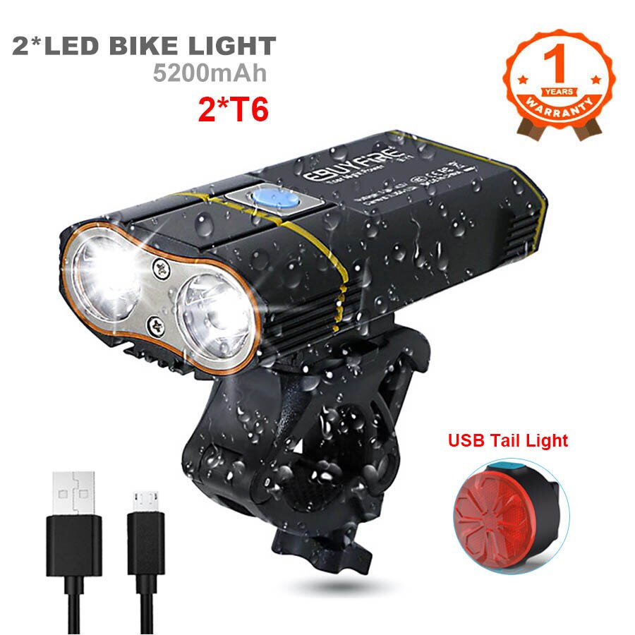 Durable Aluminum Alloy Bike Light with 360° Rotation - Waterproof & Efficient BIKE FIELD